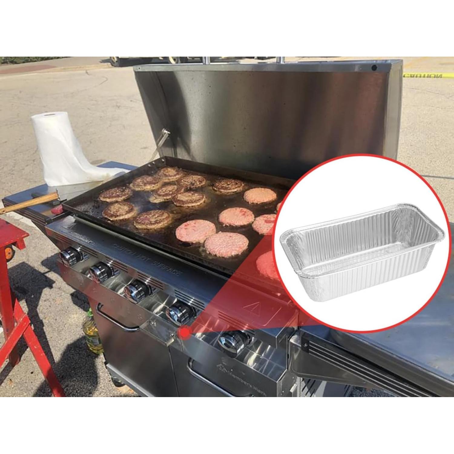 Forros de bandeja de goteo desechables WEBROIL 30 unidades 21.88x10.99 cm