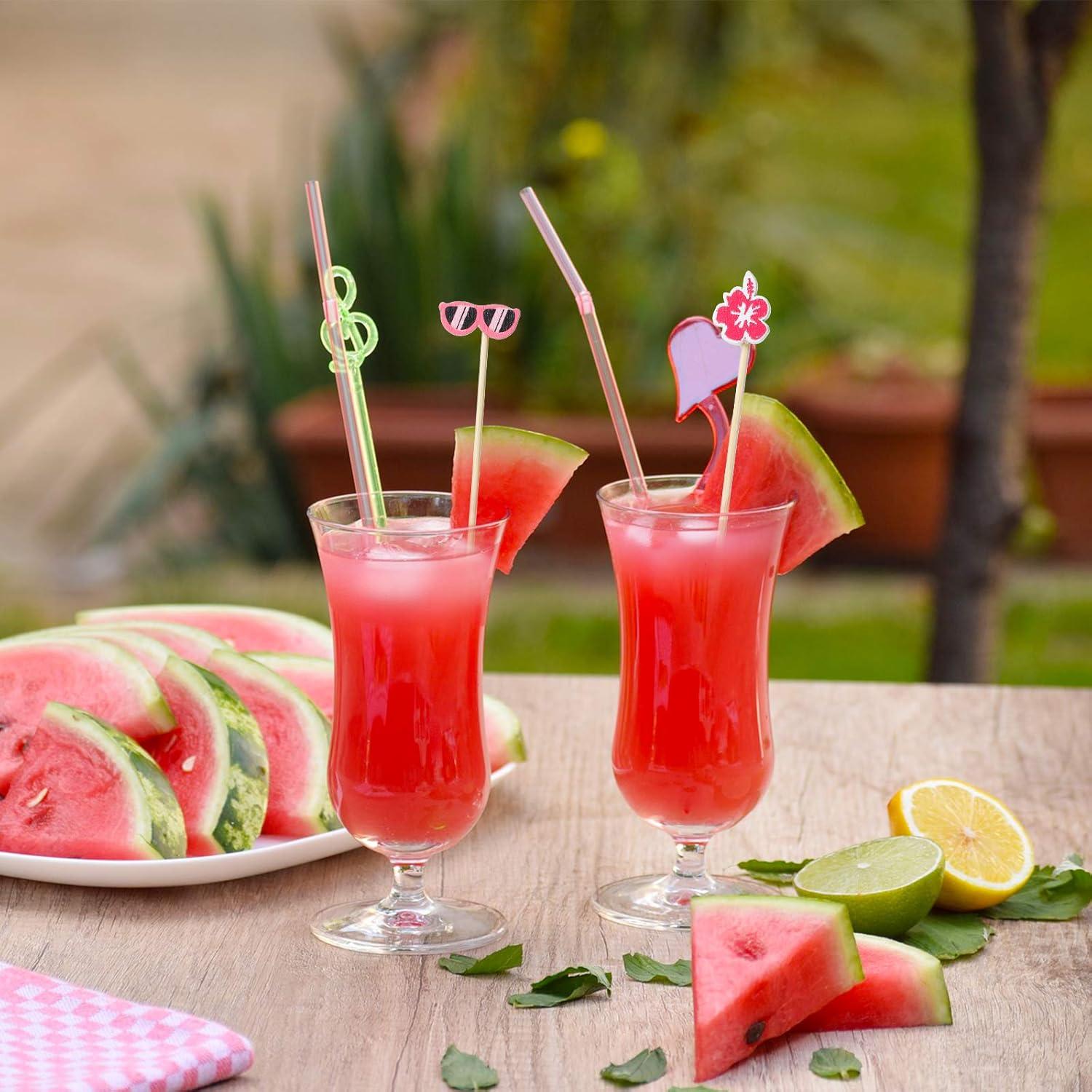 Picks de cóctel tropical Patelai - 100 piezas de bambú