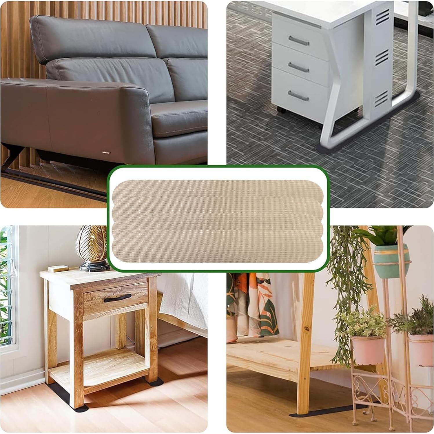 Almohadillas Antideslizantes para Muebles EOURLIFE 4 Pcs 12x78 cm