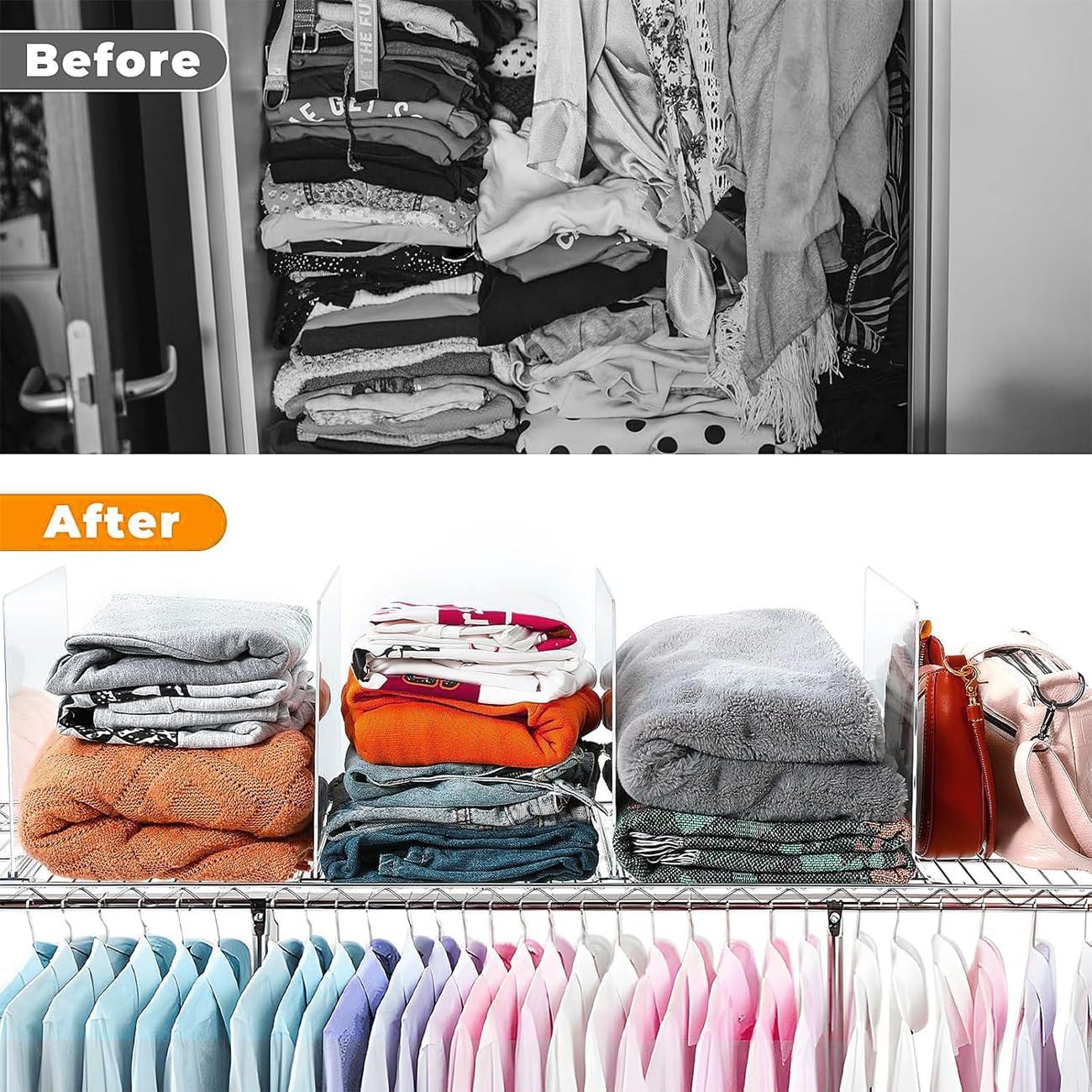 Divisores de Estante Ajustables DOLRRCM - Conjunto de 4