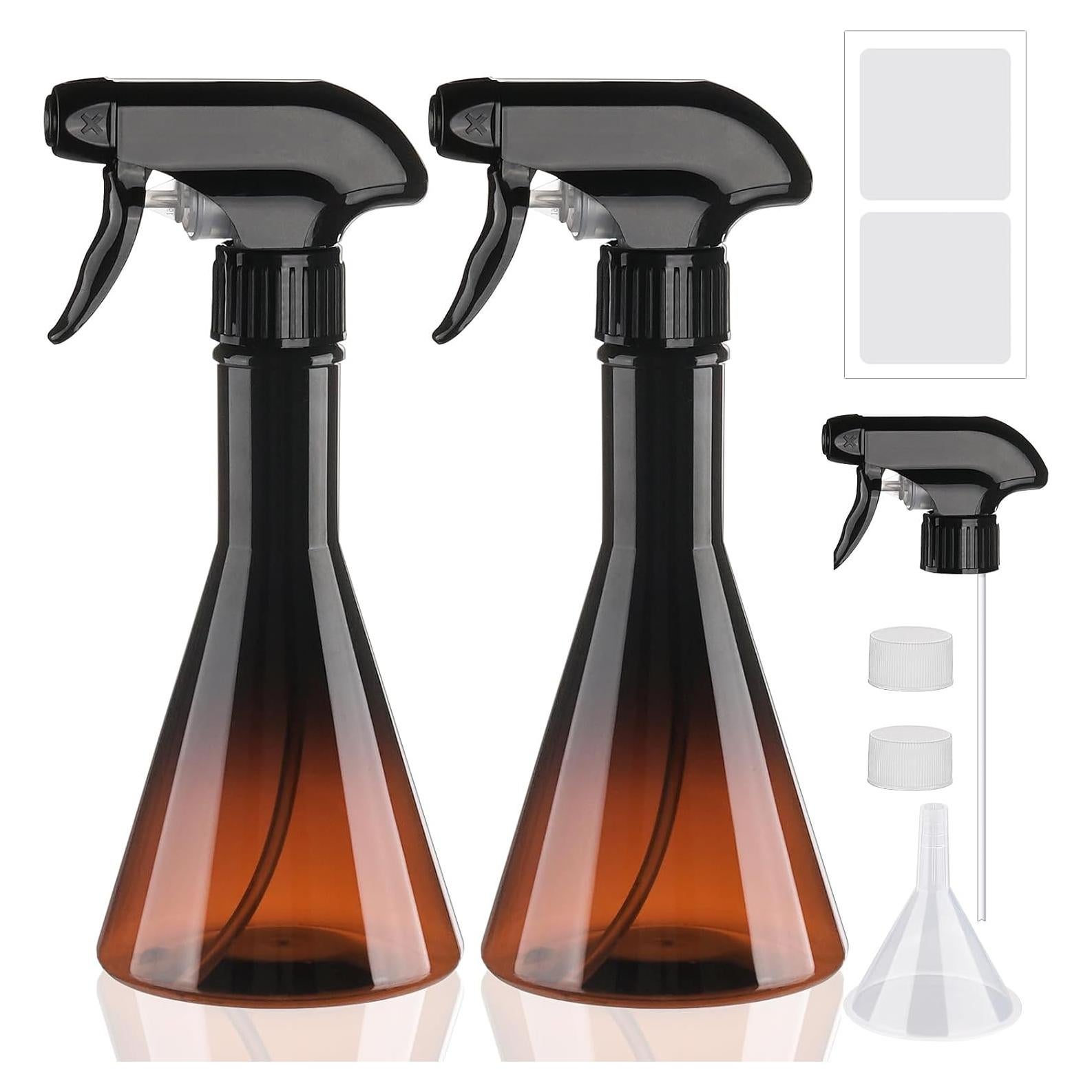 Botellas de Spray Hethyo 300ml 2 Pack Plástico Alta Resistencia