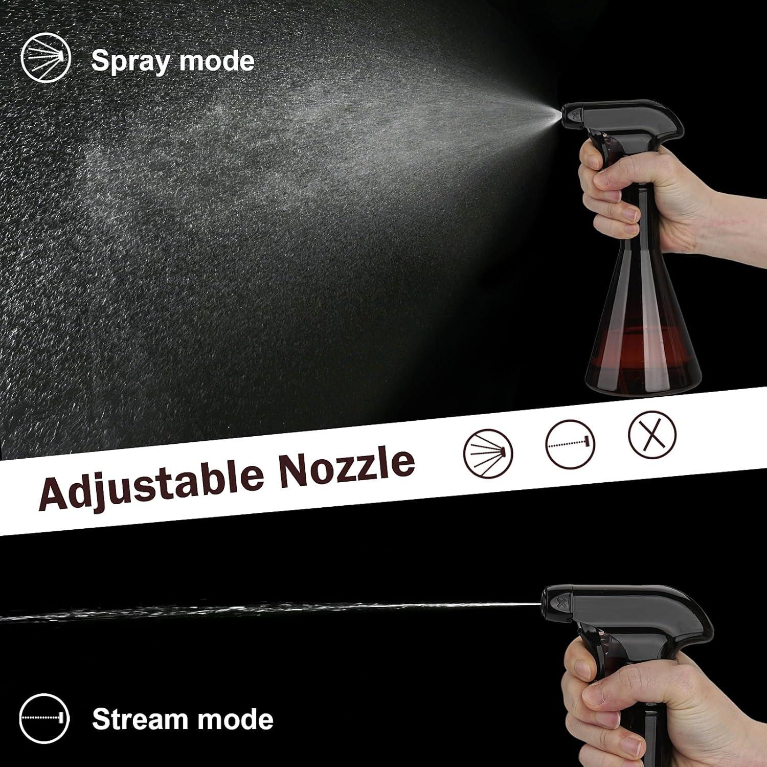 Botellas de Spray Hethyo 300ml 2 Pack Plástico Alta Resistencia