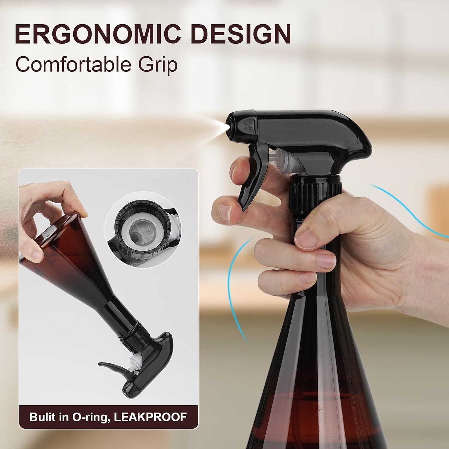 Botellas de Spray Hethyo 300ml 2 Pack Plástico Alta Resistencia