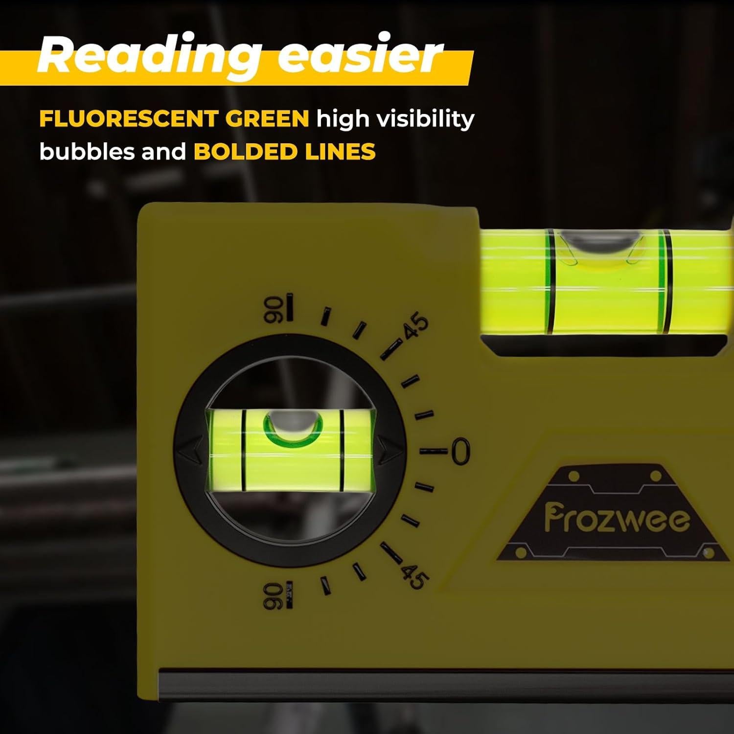 Nivel de Doblado de Conductos Magnético Prozwee 10.5x5.5cm