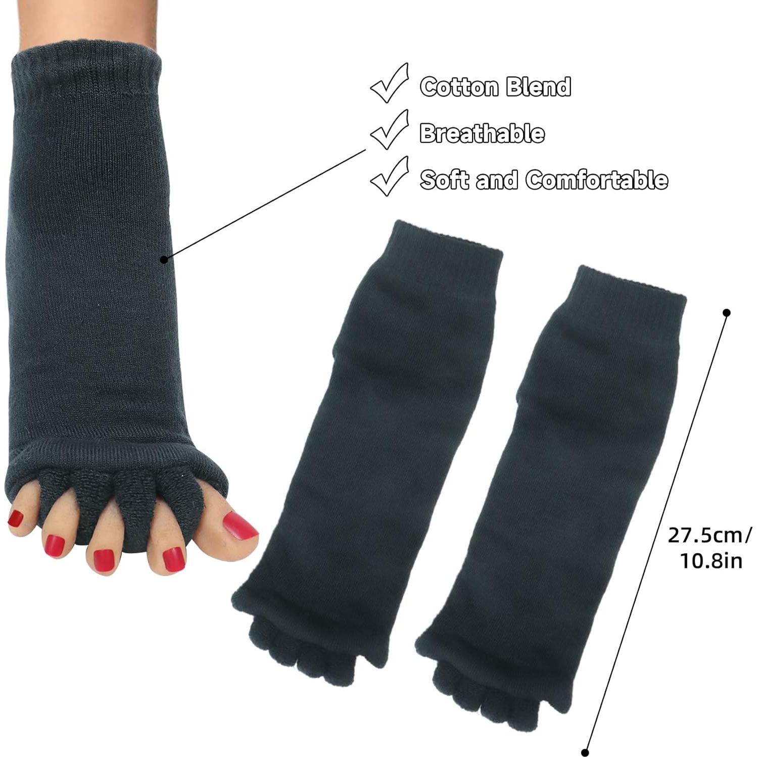 Calcetines Separadores de Dedos Klmnop para Mujeres - 2 Pares