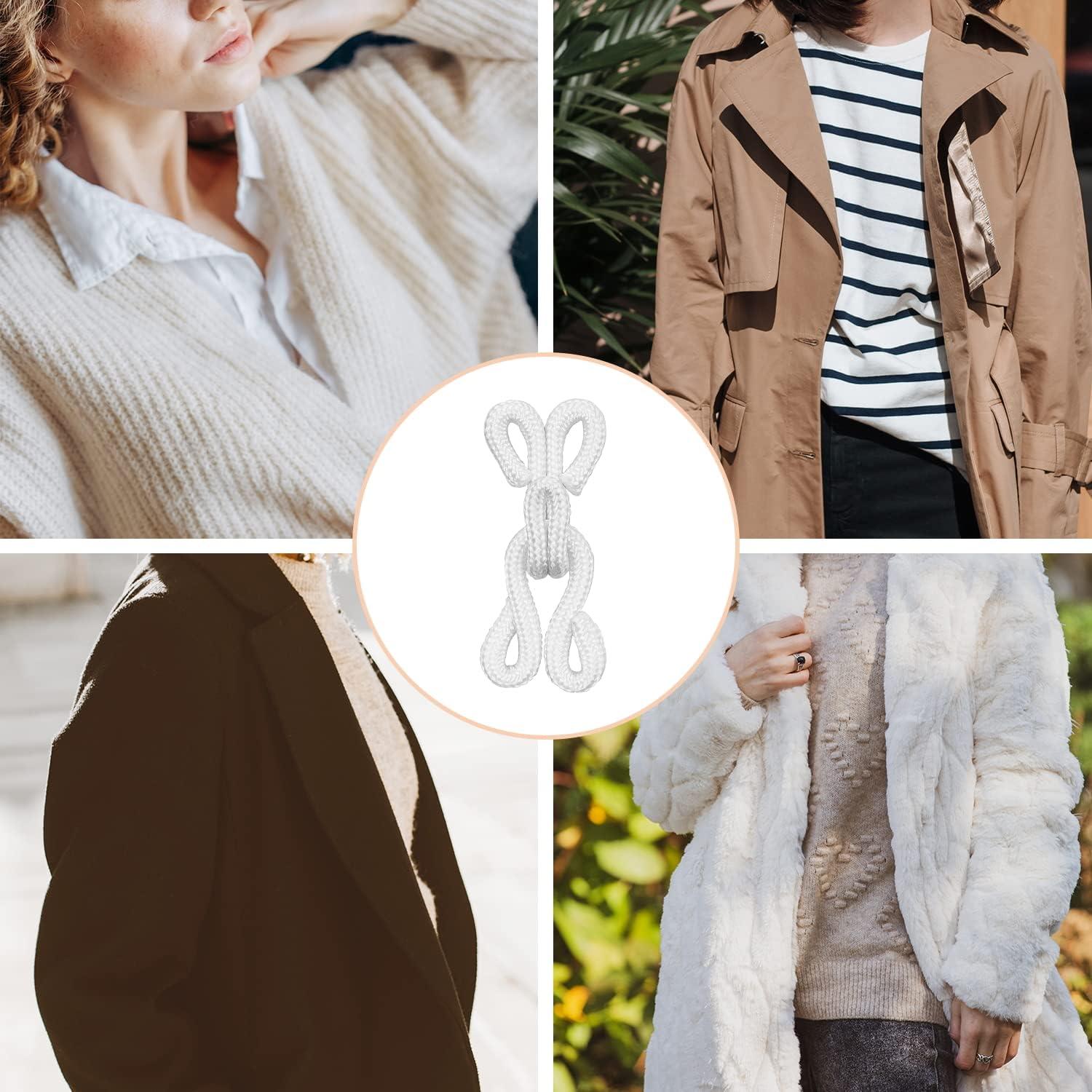 60 Juegos de Ganchos y Ojos para Coser - Reemplazo Ropa DIY