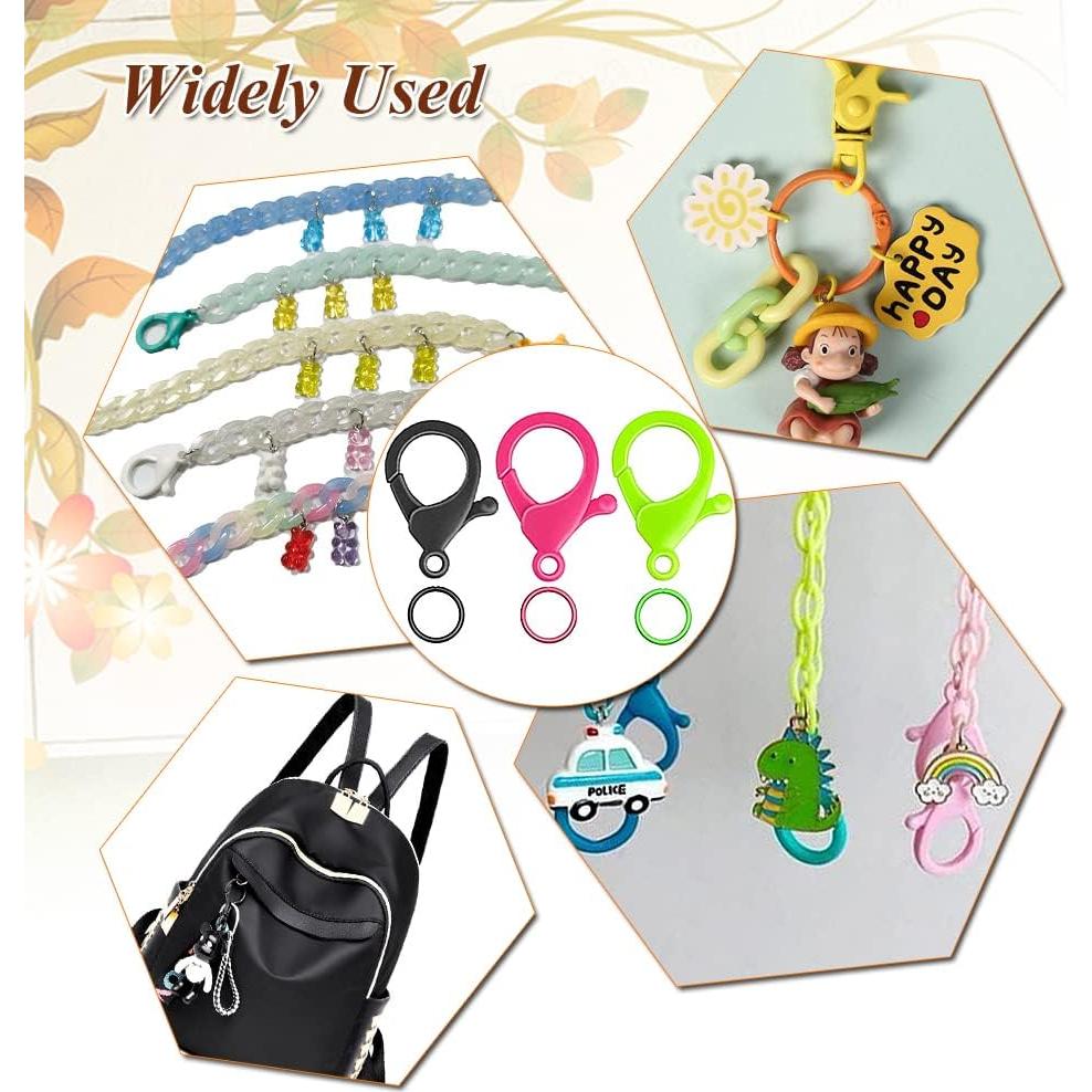 Ganchos de Langosta de Plástico Genérico 100 Piezas Multicolor