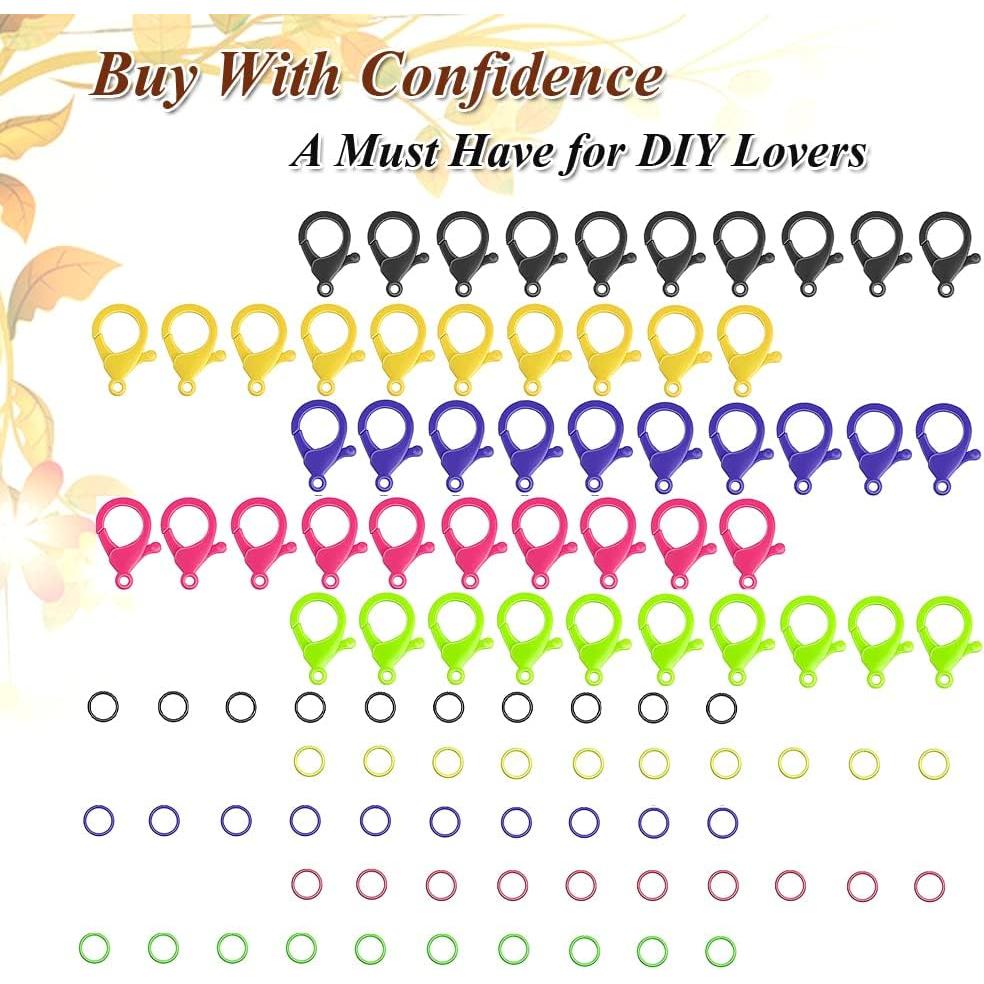 Ganchos de Langosta de Plástico Genérico 100 Piezas Multicolor