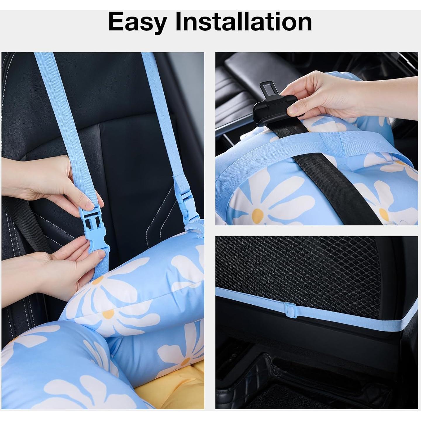 Asiento de Coche para Mascotas VETRESKA Daisy Azul 50x50 cm