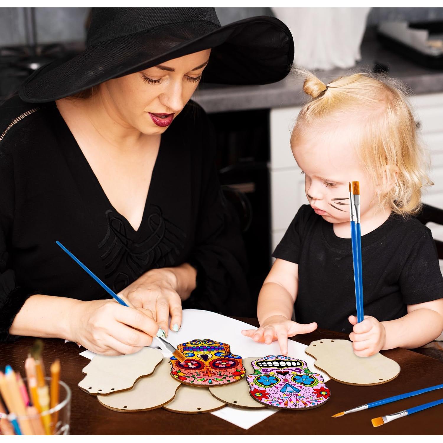 Kit de Campanas de Viento Halloween XJWWHZ 18 Piezas Manualidades