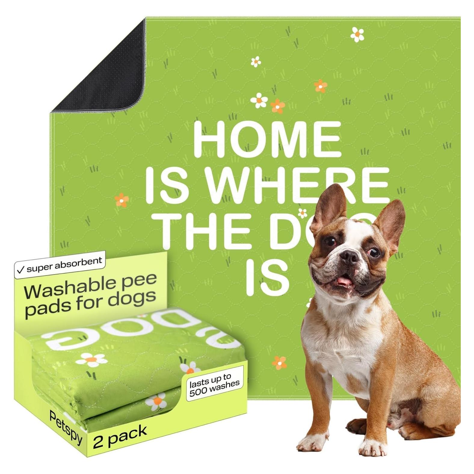 Almohadillas Lavables PetSpy para Perros - 1 Paquete 182.88x182.88cm