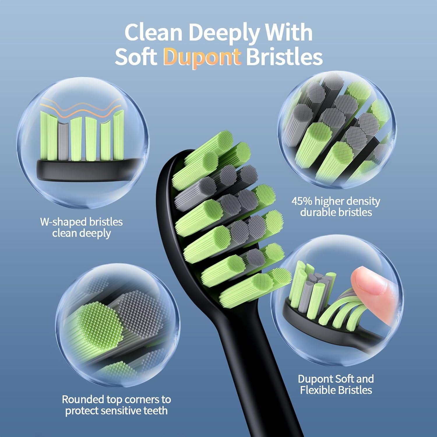 Cepillo de Dientes Eléctrico OasiSmile Y05 42000 VPM 6 Cabezas