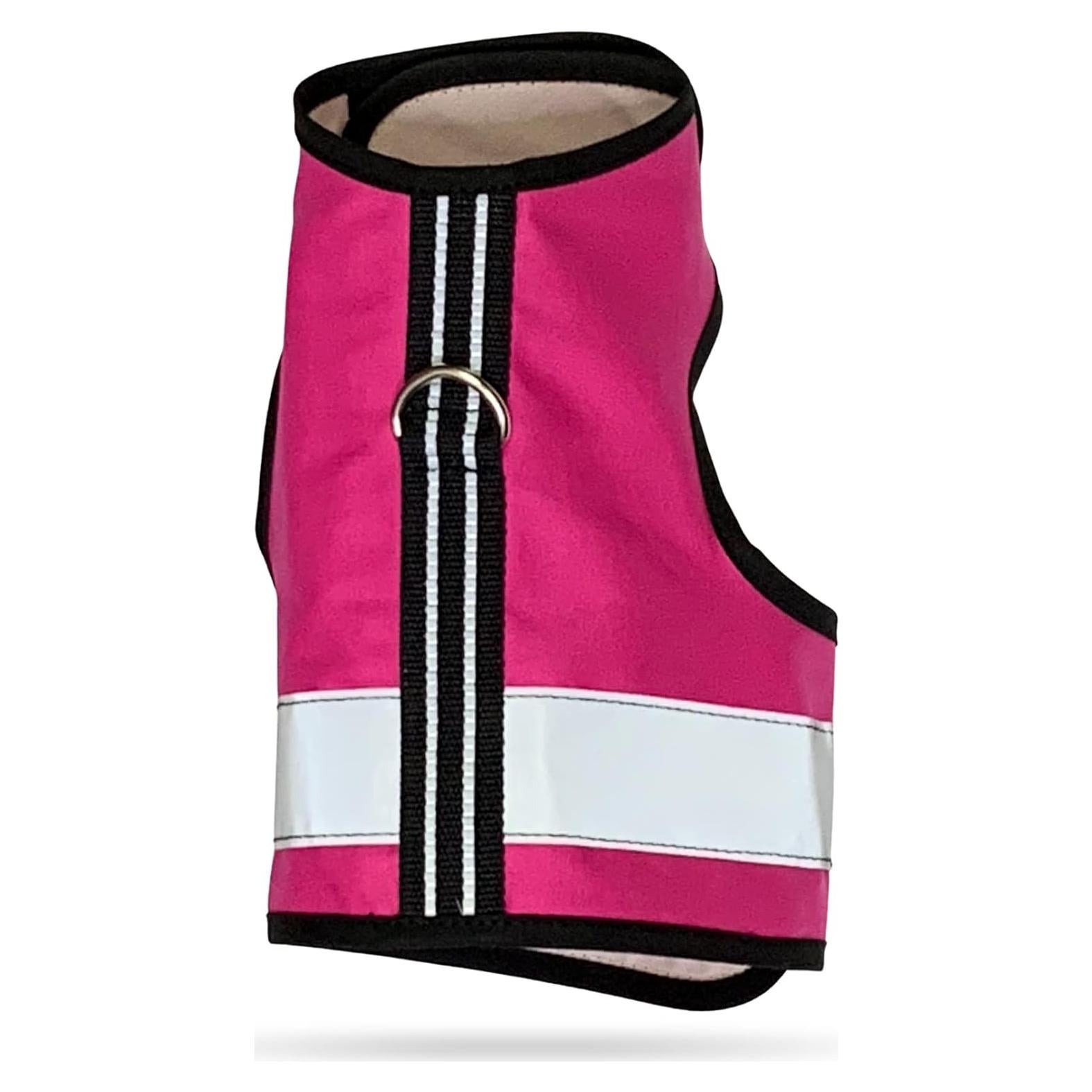 Arnés Reflectante para Gatos Crazy K Farm - Rosa XS