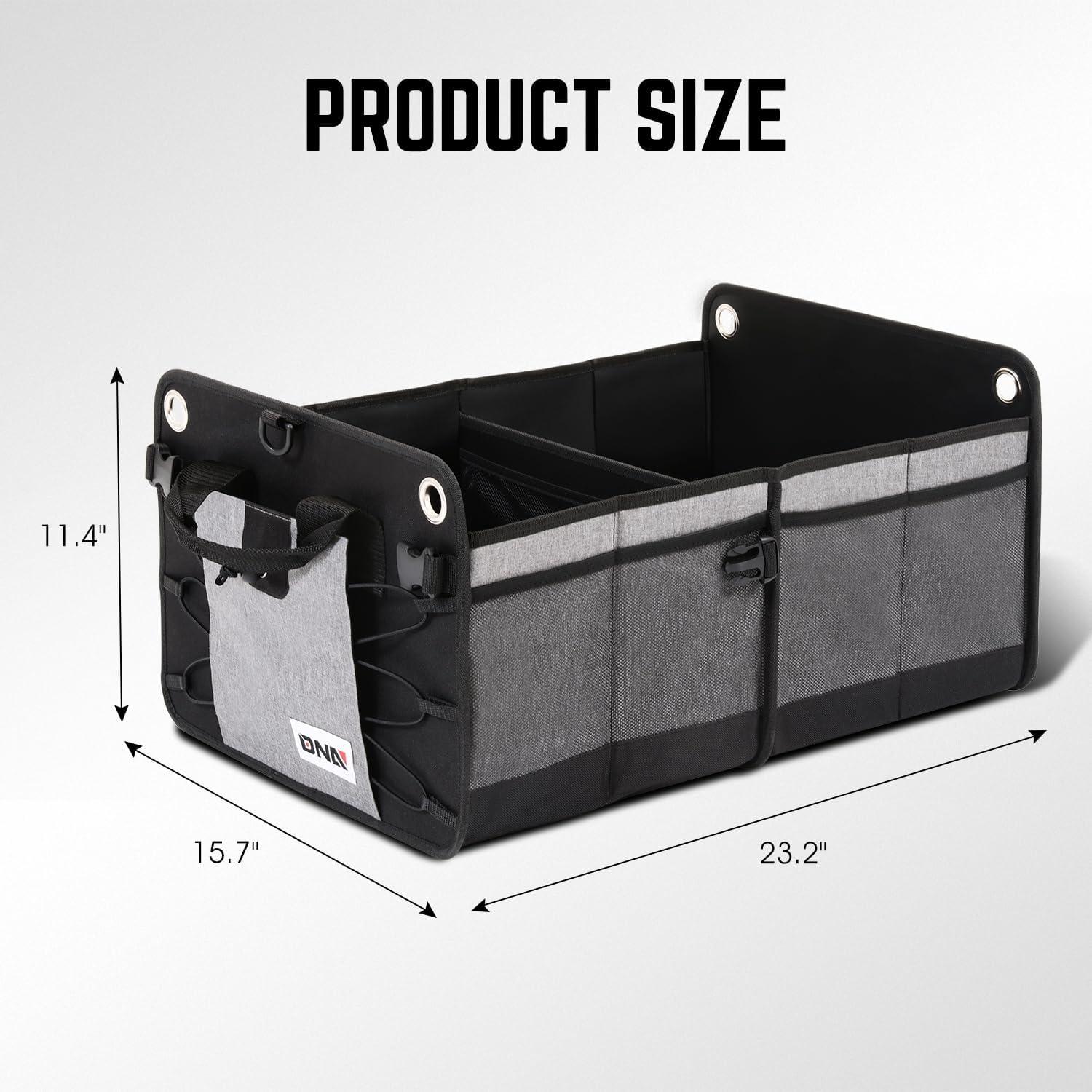 Organizador de Maletero Plegable DNA MOTORING 70L Gris