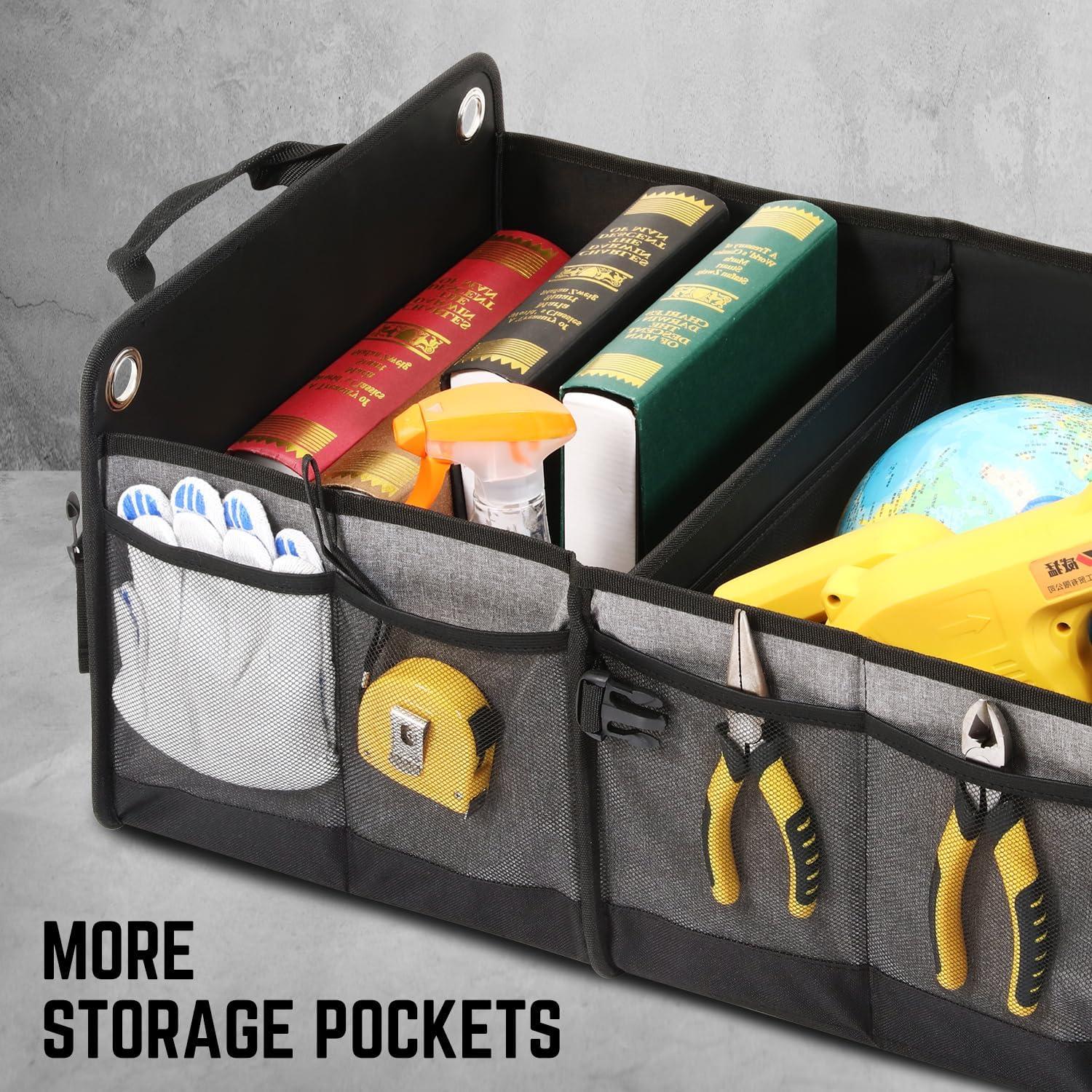 Organizador de Maletero Plegable DNA MOTORING 70L Gris