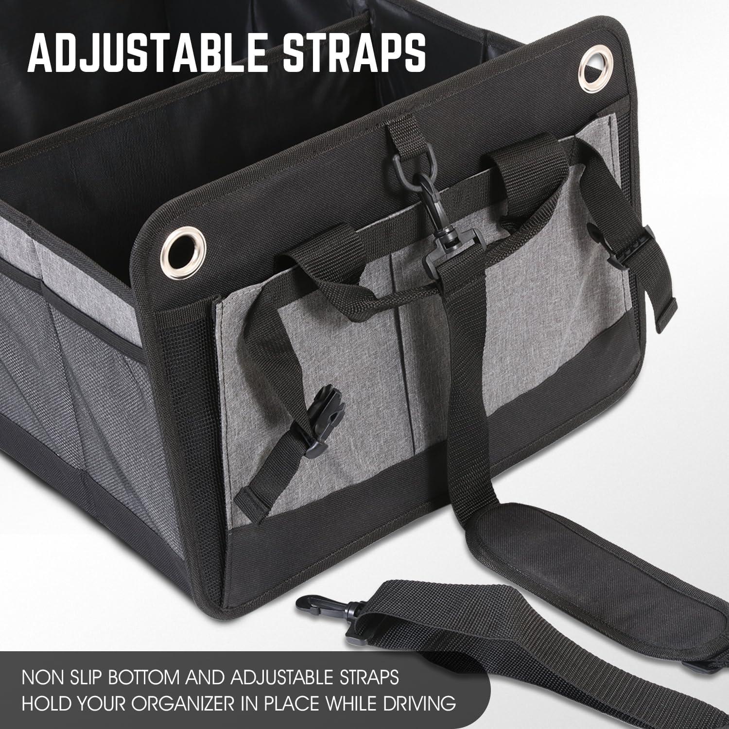 Organizador de Maletero Plegable DNA MOTORING 70L Gris