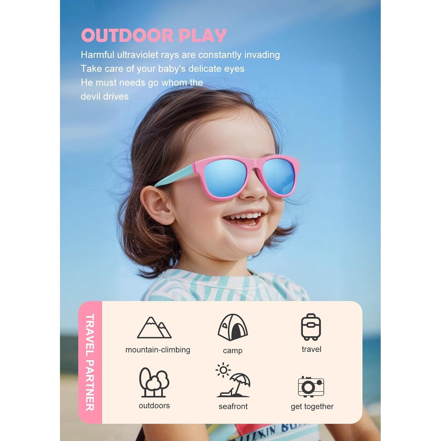 Gafas de sol para bebé AZorb polarizadas UV400 con correa