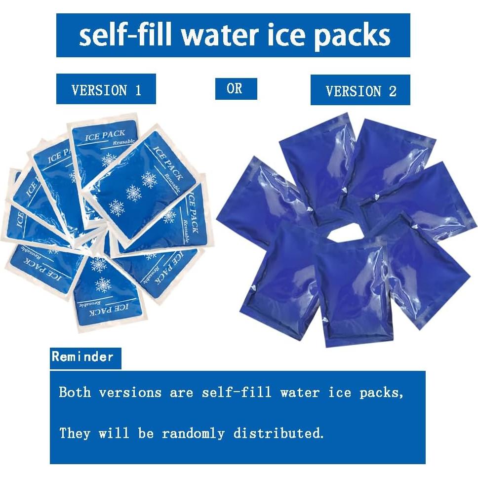 Chaleco Refrigerante Unisex Azul con 20 Paquetes de Hielo