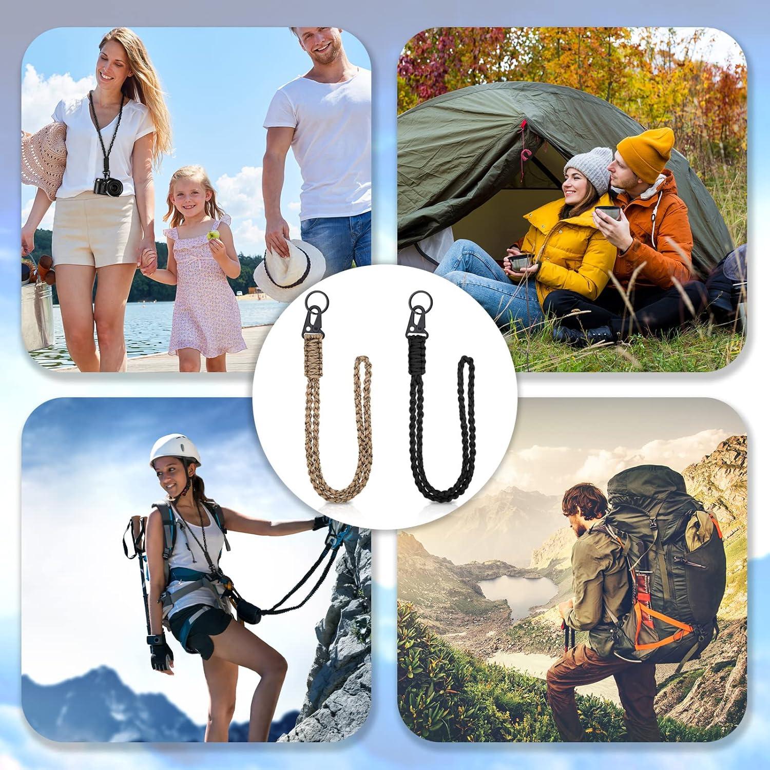 Collar Lanyard Paracord 550 Resistente 4 Piezas 56-203 cm