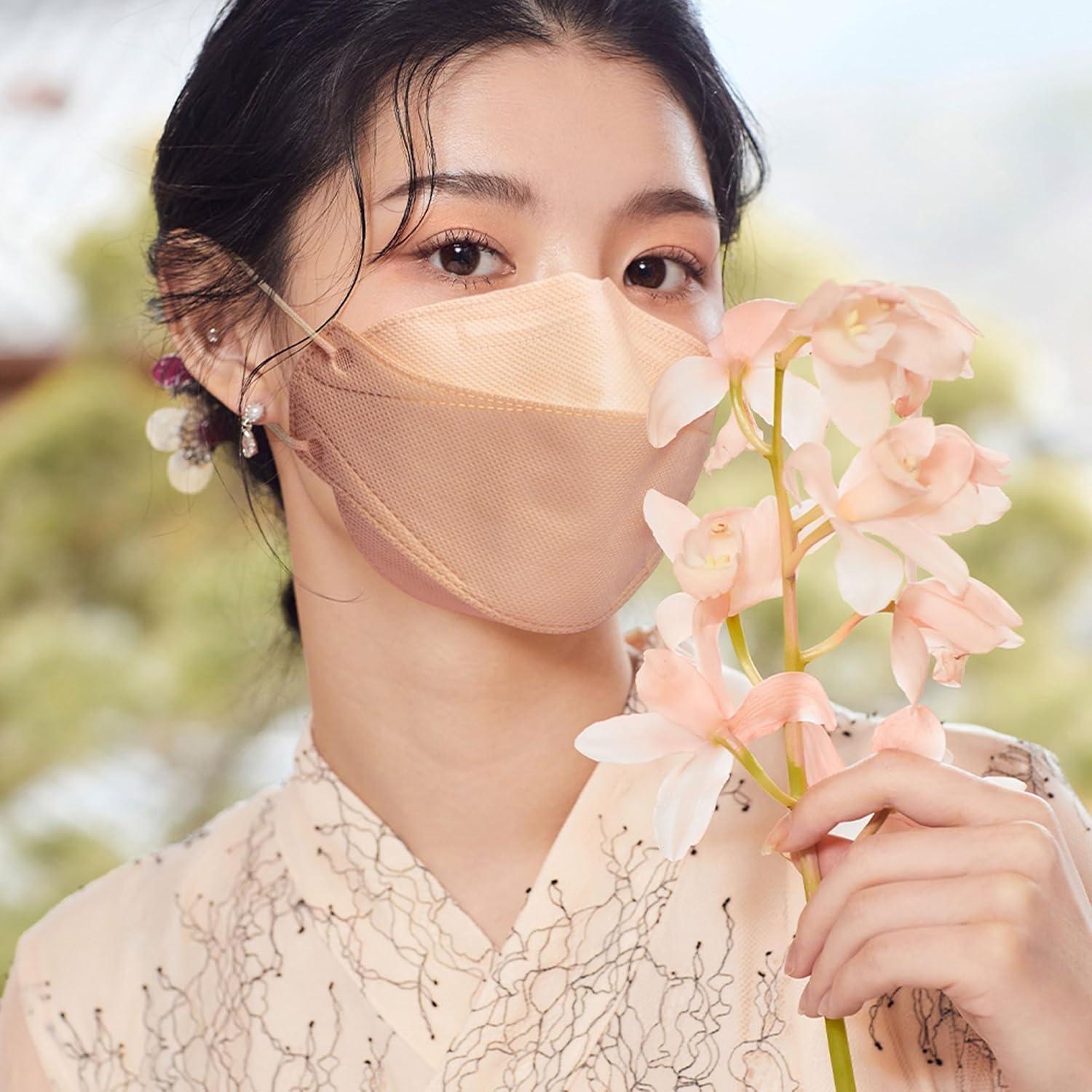 Mascarillas KF94 AIRAID Beige 20P - Protección Facial 3D