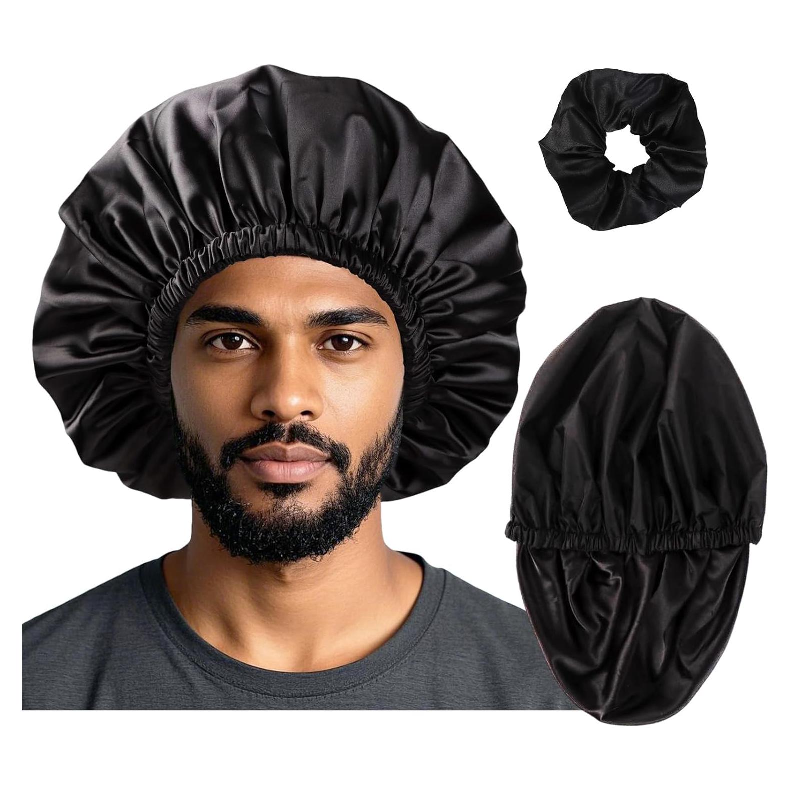 Gorro de Ducha Impermeable Reutilizable Himoswis Grande Negro