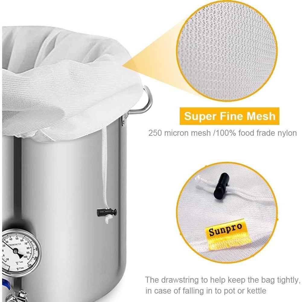 Bolsa de Filtrado para Cerveza SUNPRO 66x56 cm Paquete de 2