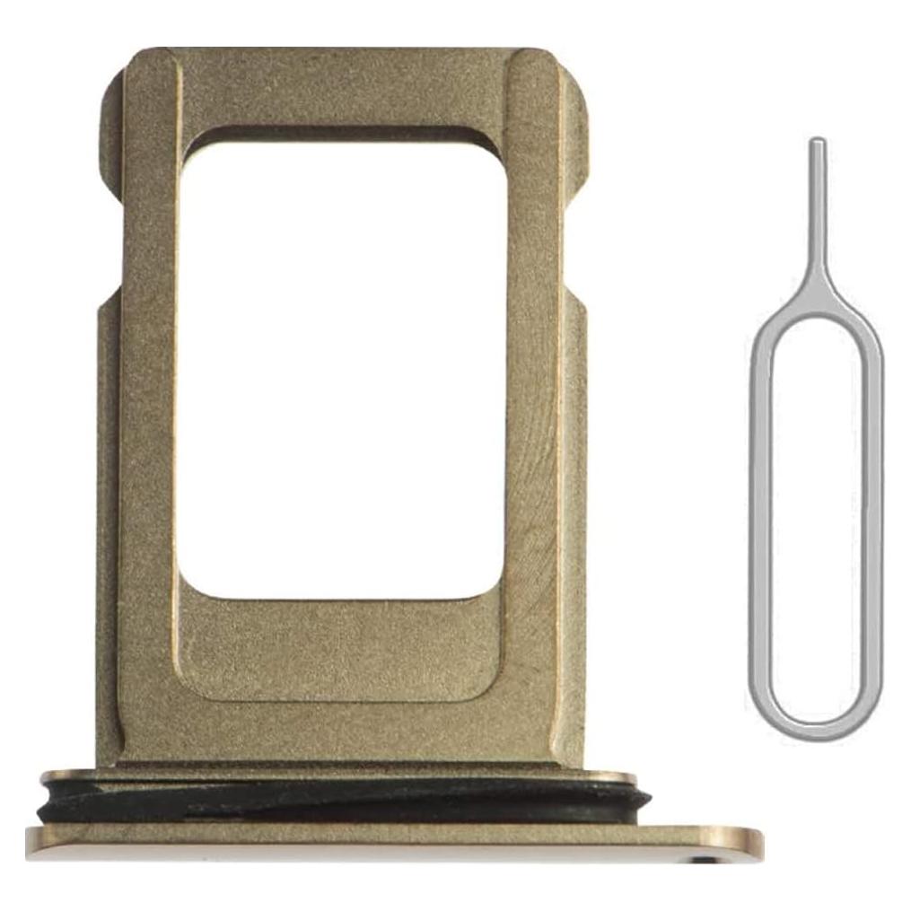 Soporte bandeja SIM dorado para iPhone 11 Pro/Pro Max