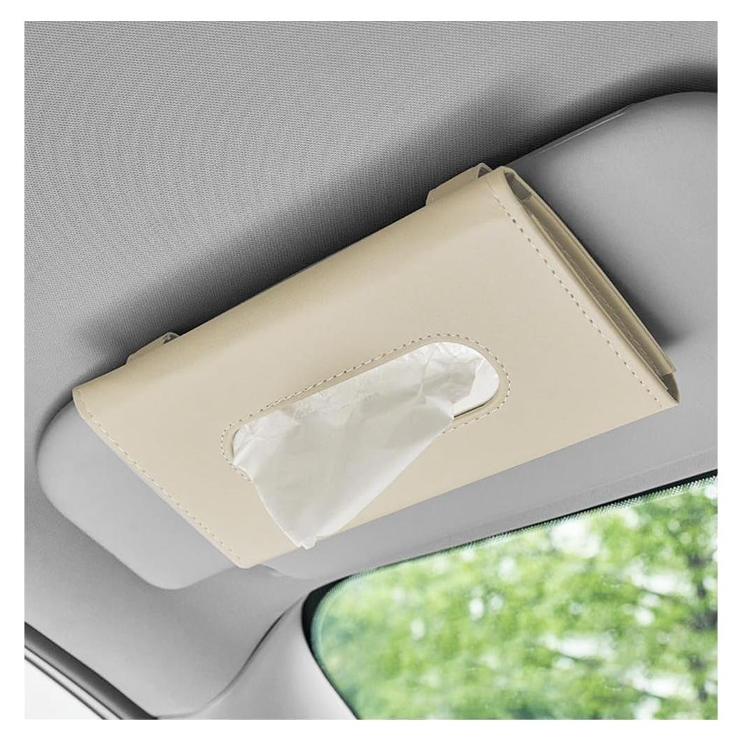 Soporte de Tejido para Coche Sylvil Beige Rectangular 22.6x13.2cm