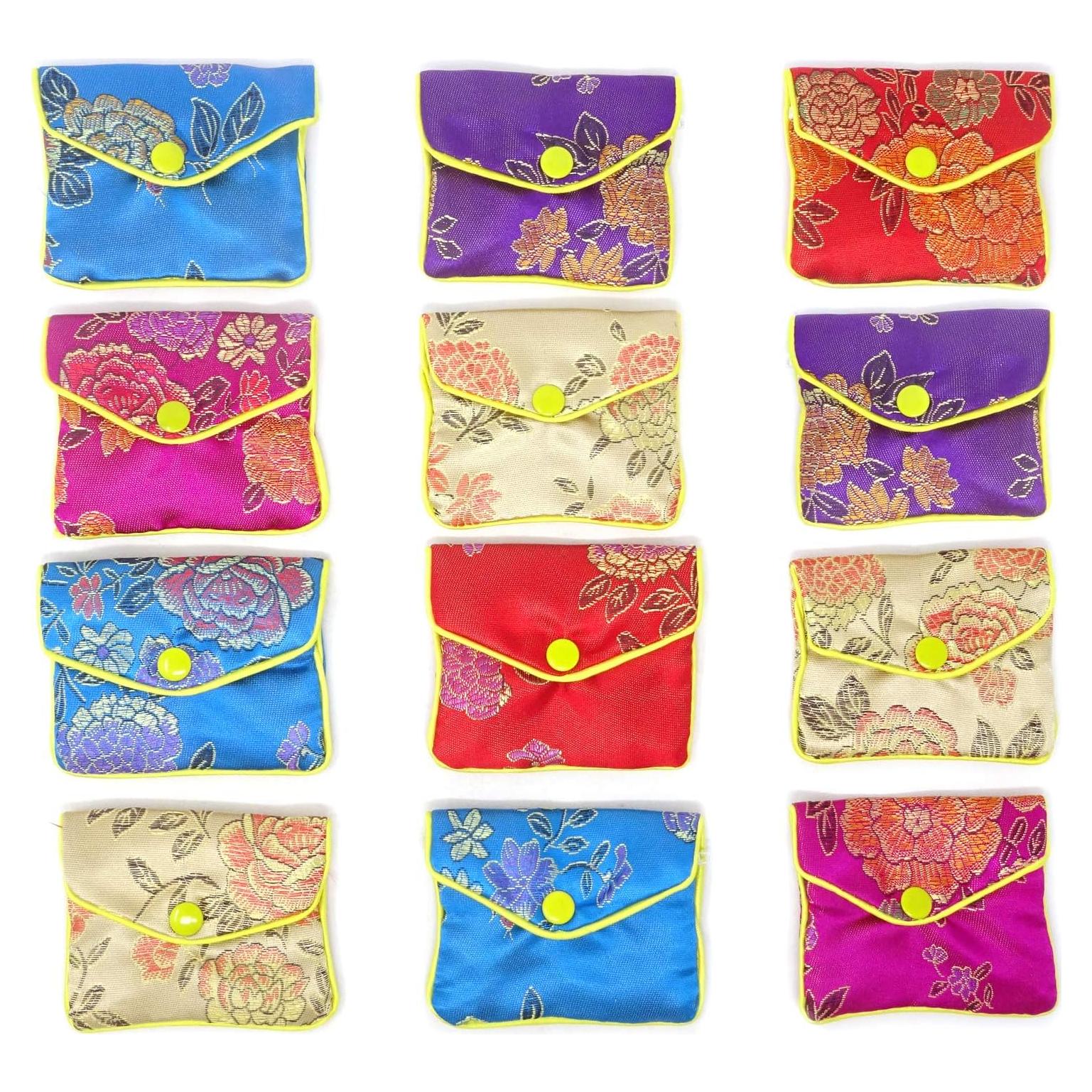 Bolsa de Seda para Joyería Honbay 12PCS Brocade Bordada S