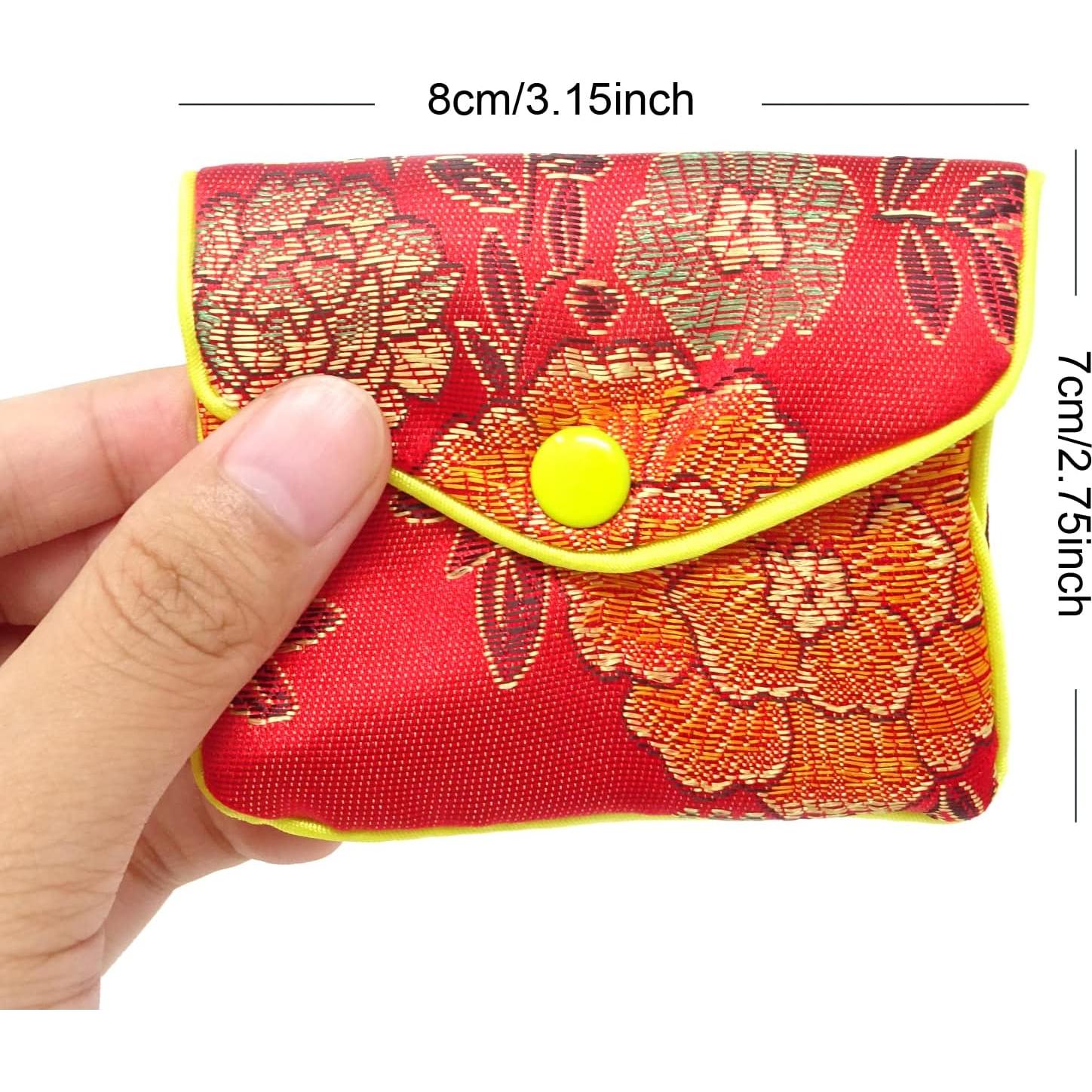 Bolsa de Seda para Joyería Honbay 12PCS Brocade Bordada S