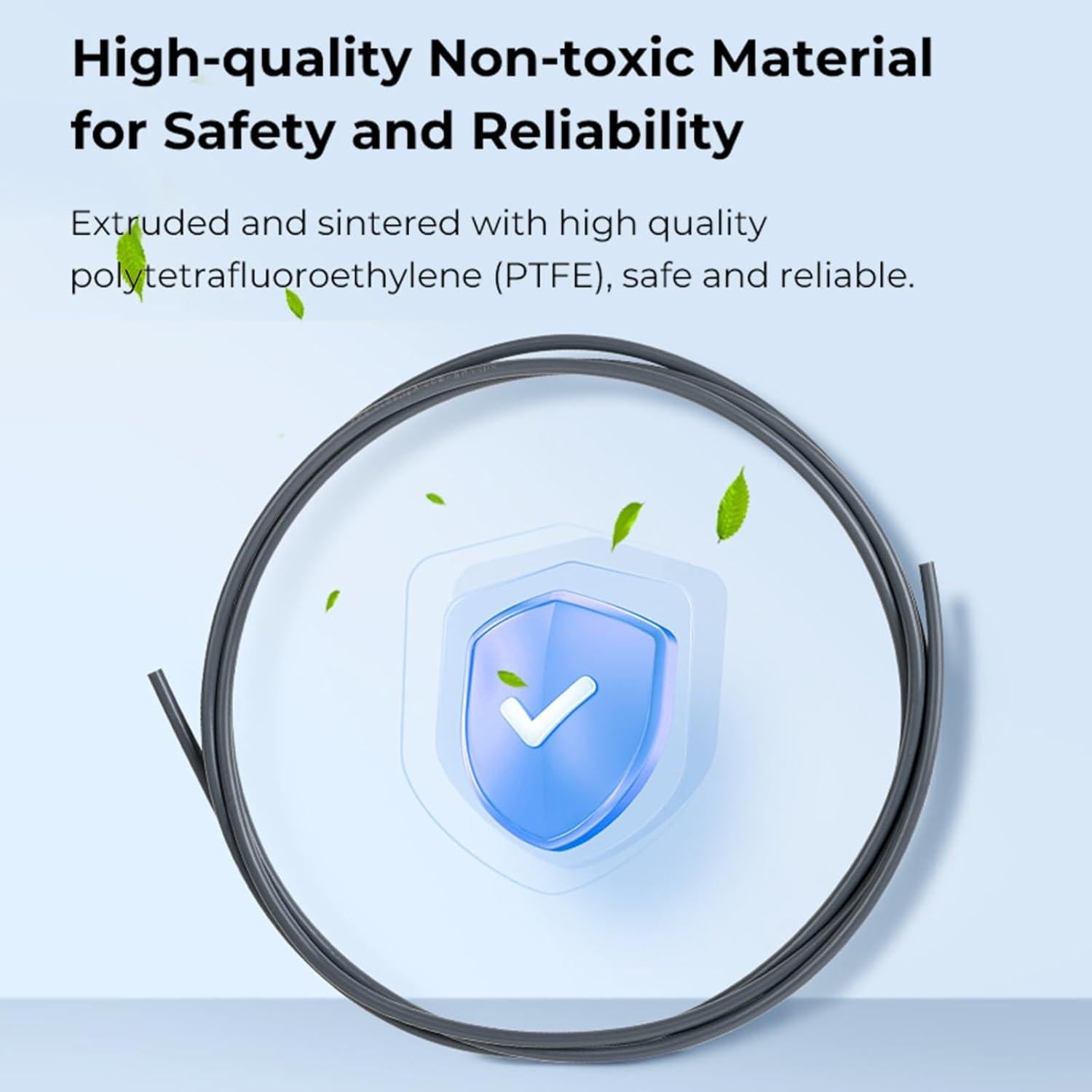 Tubo PTFE Ultra Suave Creality 2M 2mm ID para Filamento 1.75mm