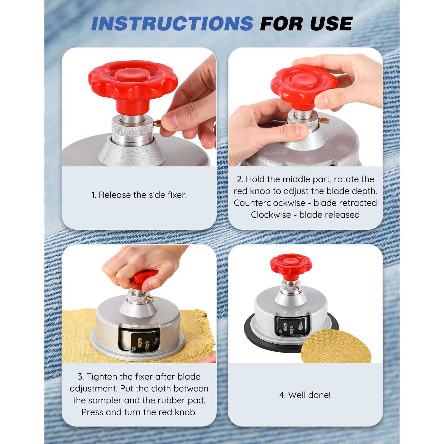 Balanza Electrónica de Peso de Tela NEWTRY 600g/0.01g con Muestreador