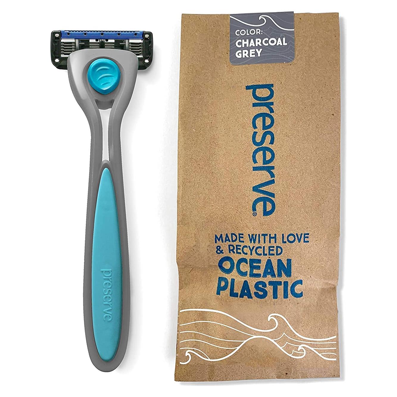 Sistema de Afeitado Preserve POPi Shave 5 Cuchillas Gris Carbón