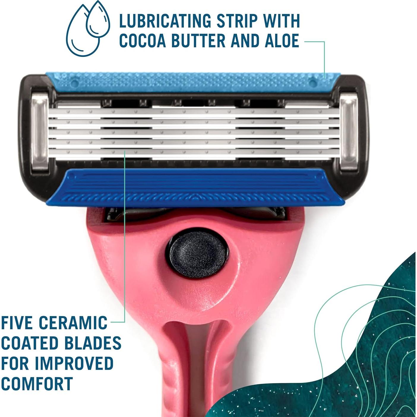 Sistema de Afeitado Preserve POPi Shave 5 Cuchillas Gris Carbón