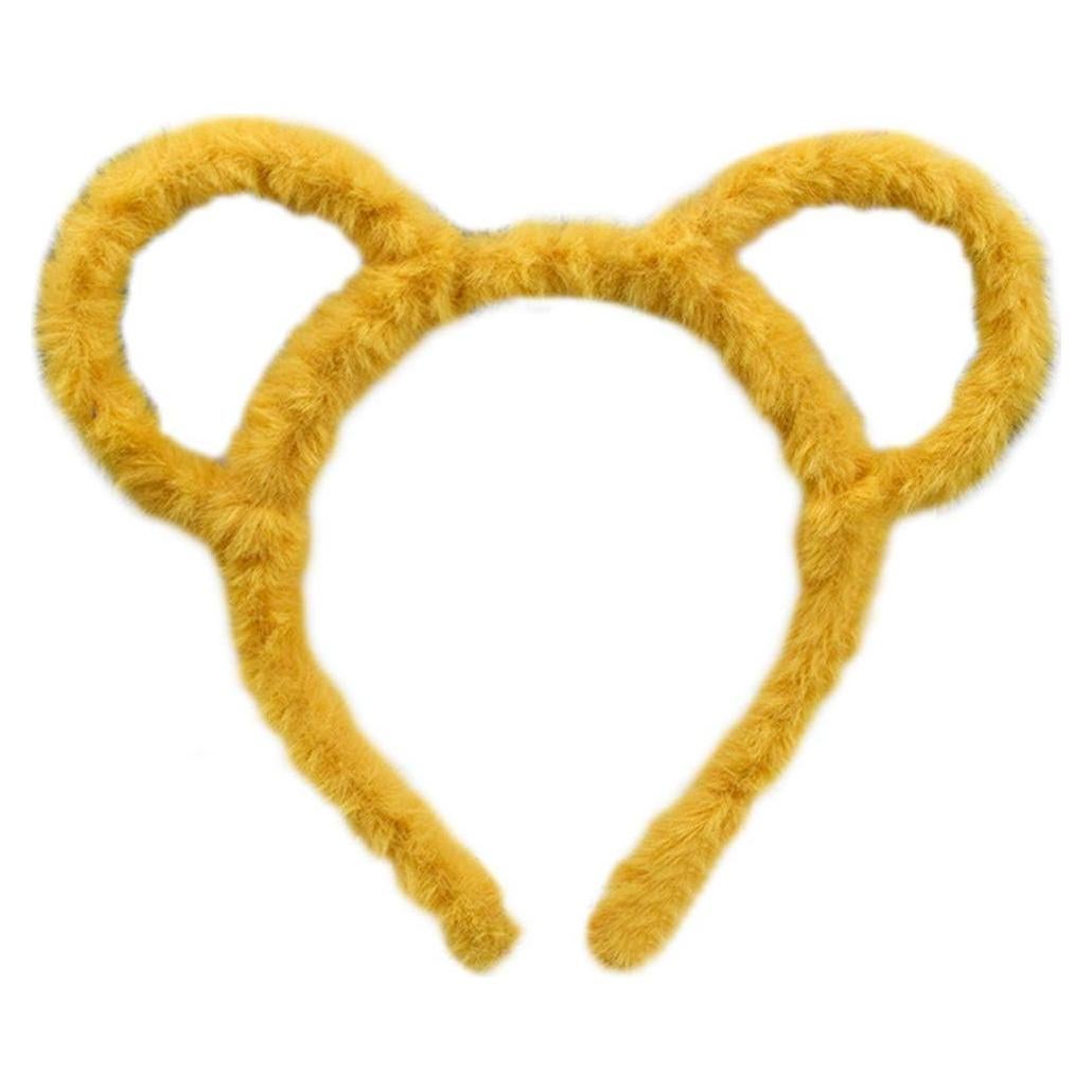 Diadema de Oídos de Oso Amarillo LIBERHAUS Suave y Ligera