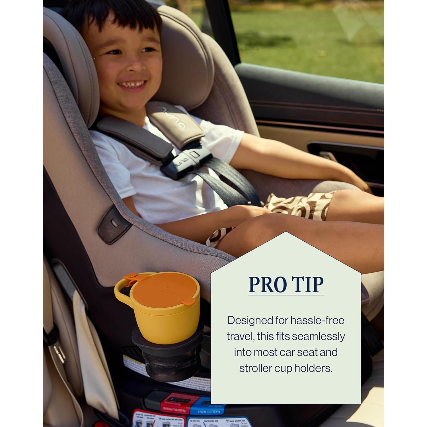 Taza de Snack Lalo Silicona Baya y Crema 12.6x8.89cm