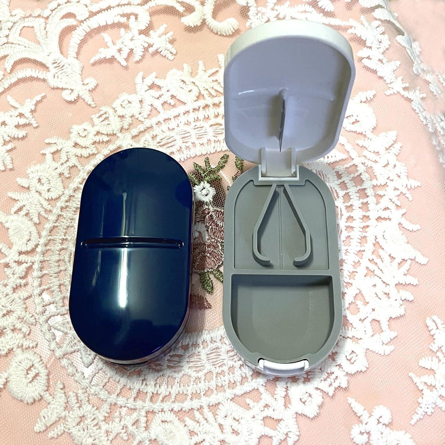 Cortador de Pastillas 2 en 1 HOWINN Azul Real con Estuche