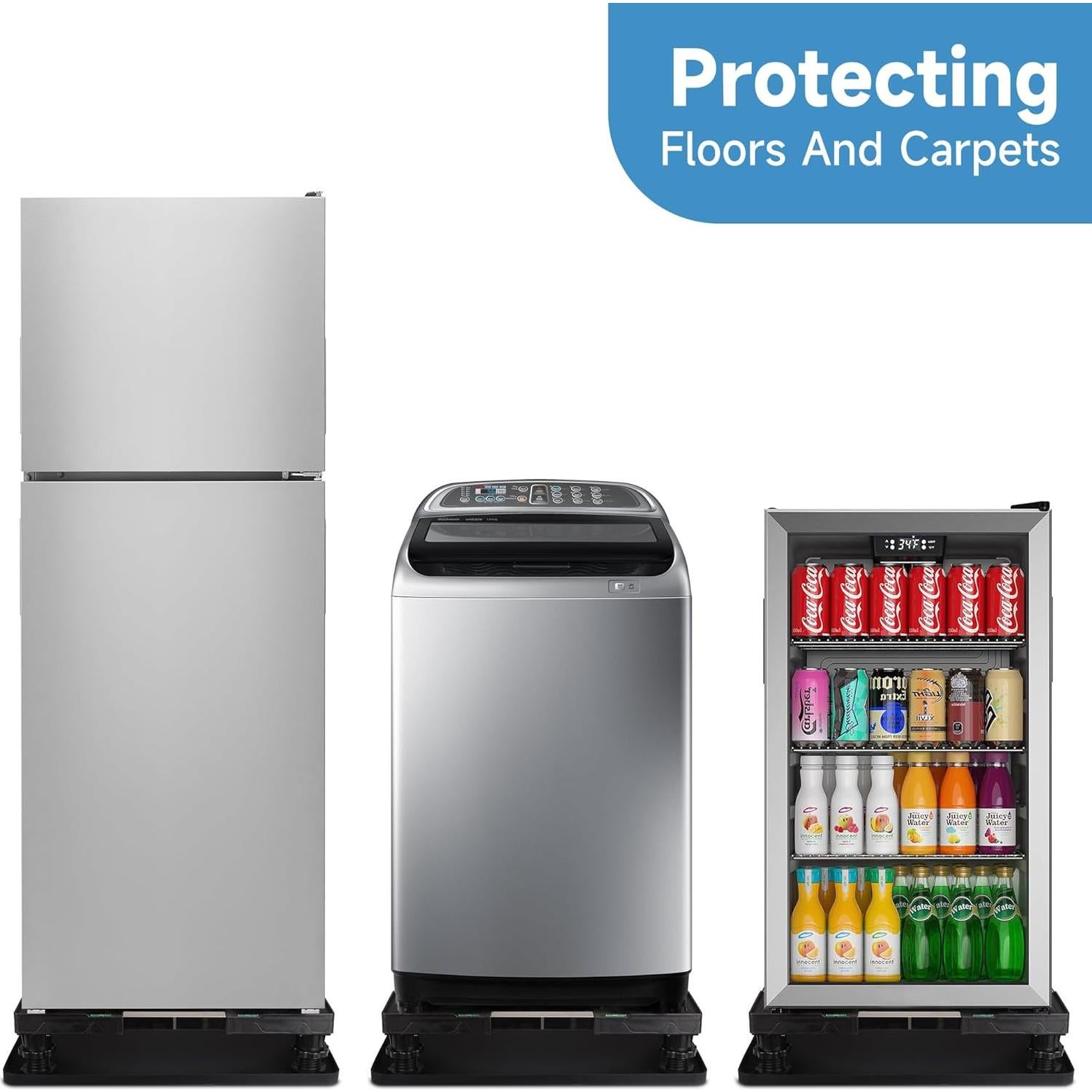 Alfombrilla de Silicona para Aire Acondicionado Portátil 50.8x50.8cm