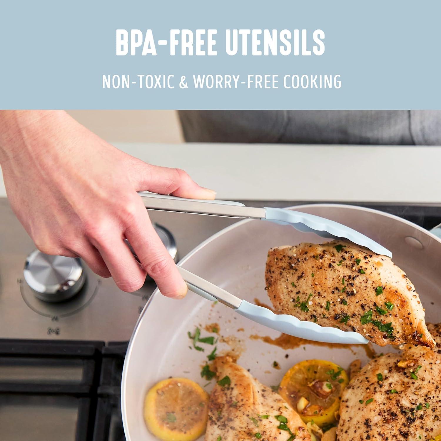 Juego de Utensilios de Cocina GreenLife 11 Piezas Silicona