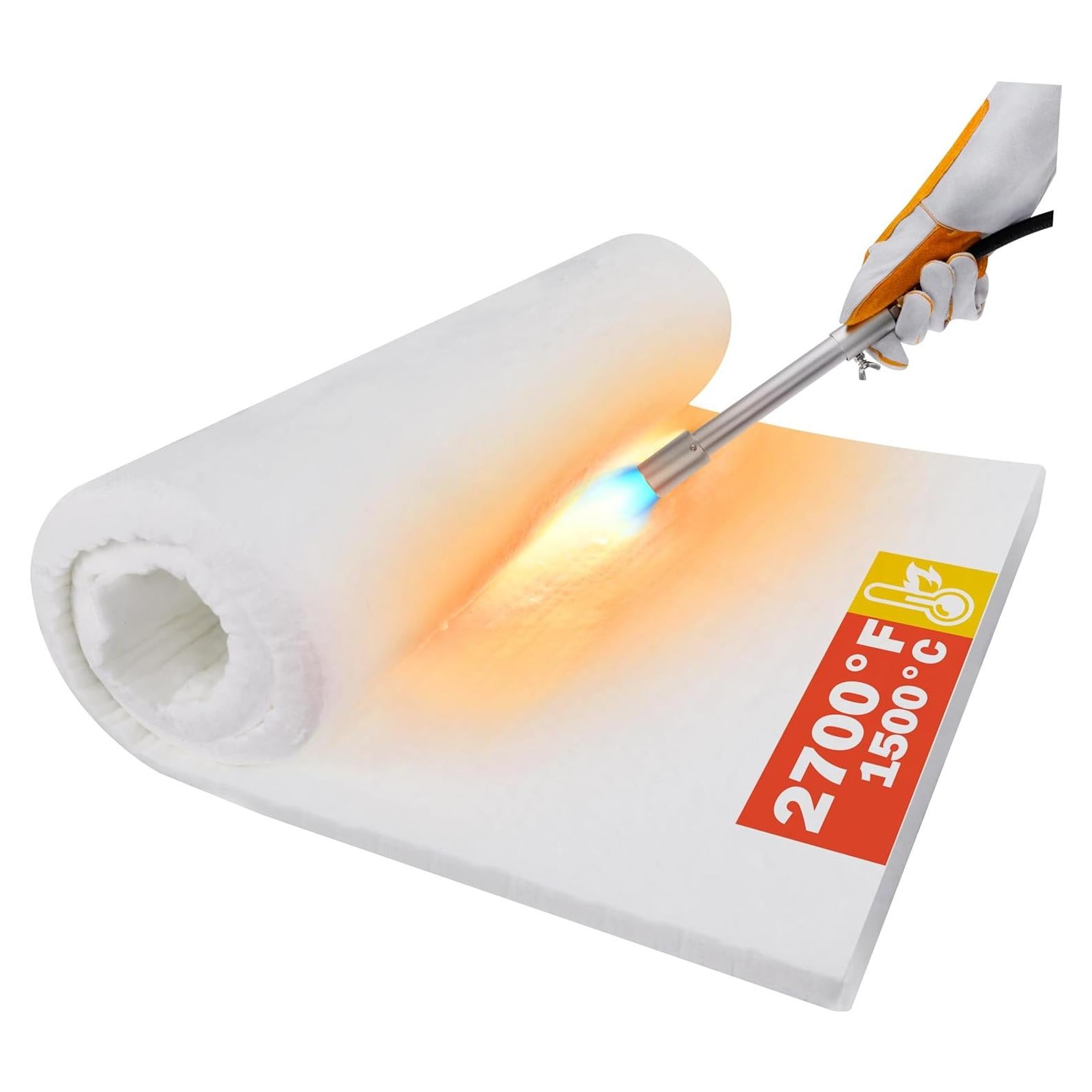 Manta Aislante Ignífuga Lyrufexon 61x39.9 cm para Estufas