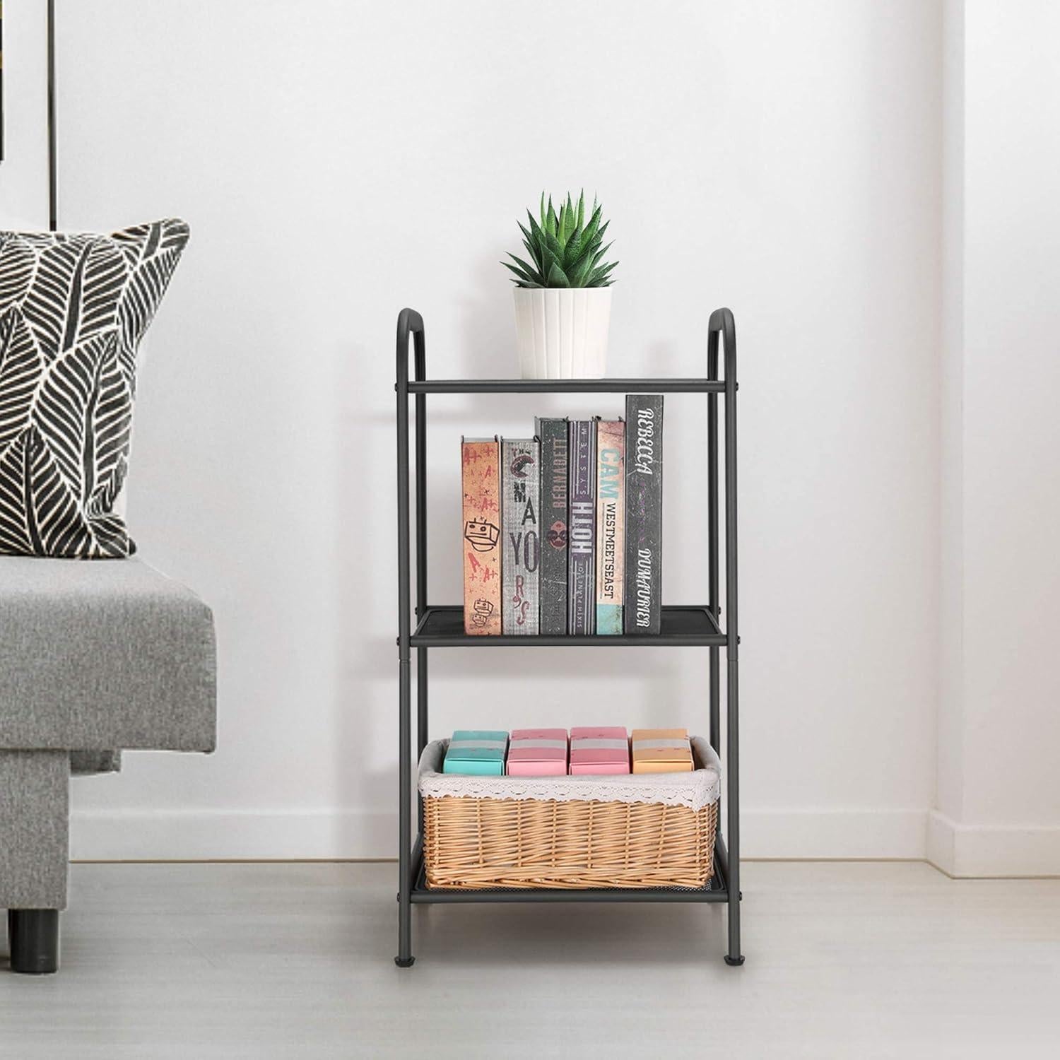 Estante de Almacenamiento MAX Houser 3 Niveles Gris Industrial