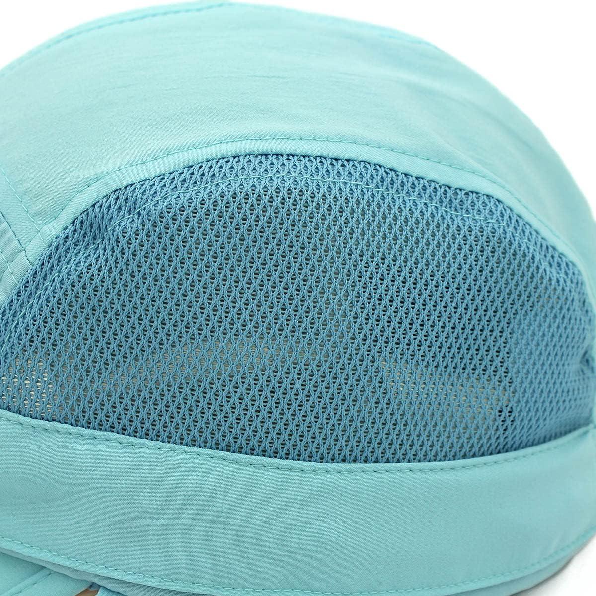 Gorra de Sol Plegable Connectyle con Máscara Facial UPF 50+