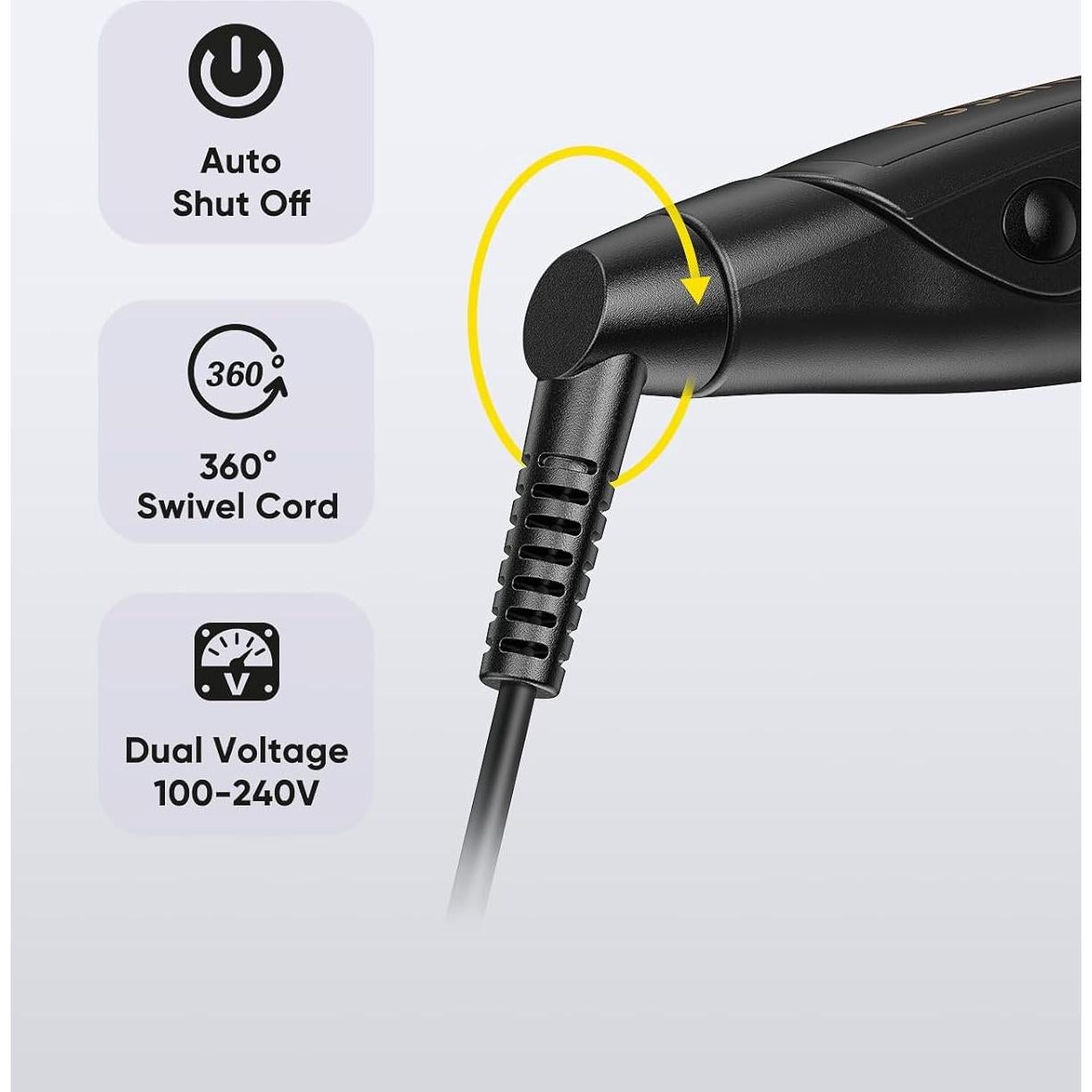 Plancha de Cabello Vanessa Pro Titanio 1" 33.5cm 340g