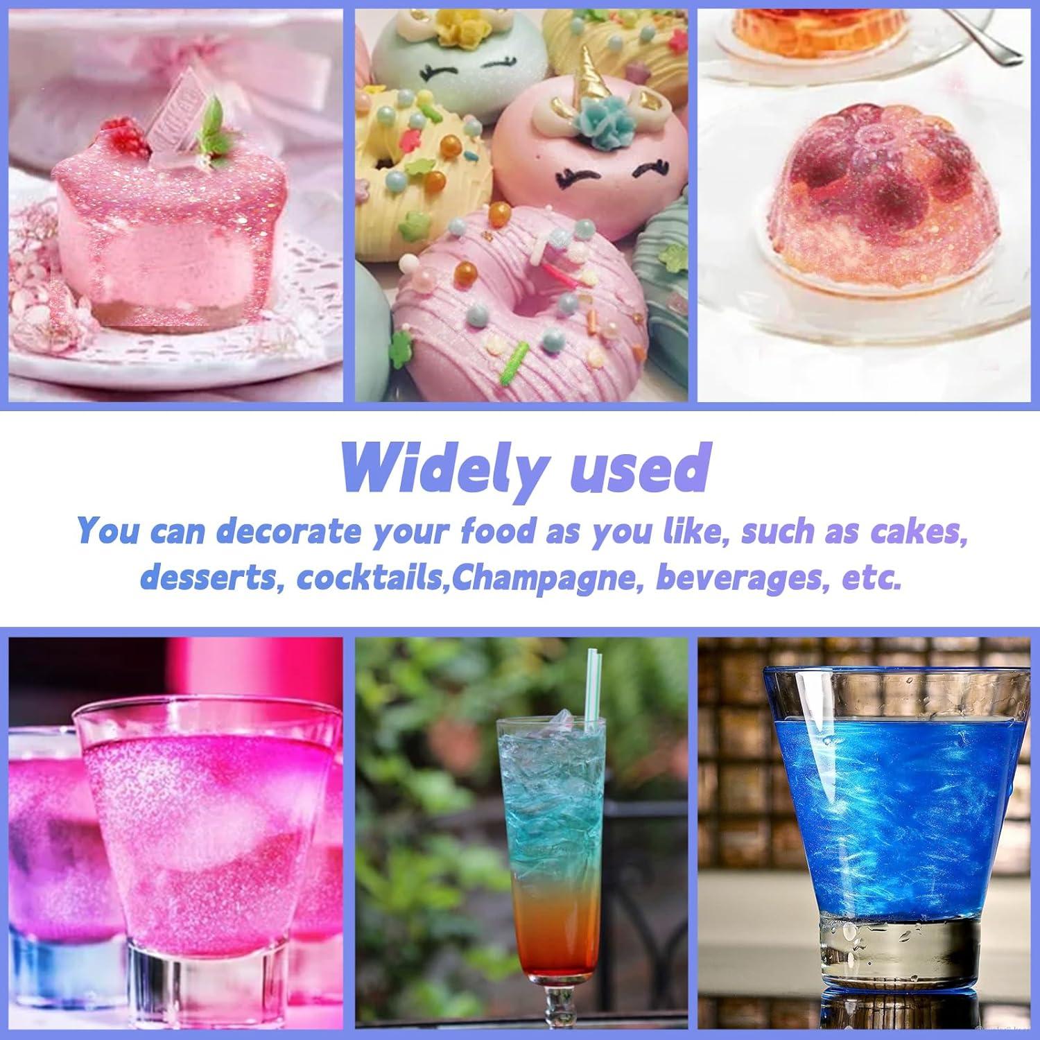 Brillo Comestible COLAYERIST 8 Colores 3g para Bebidas y Postres