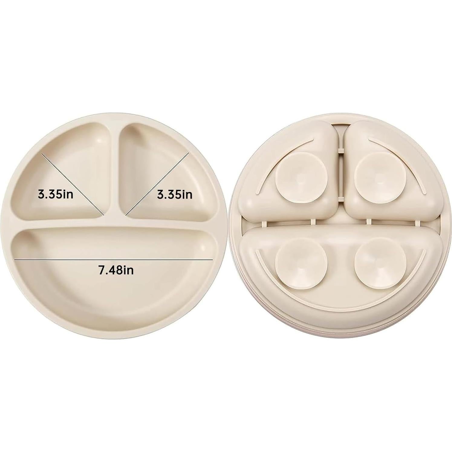 Conjunto de Alimentación Silicona PandaEar 10 Piezas Bebés