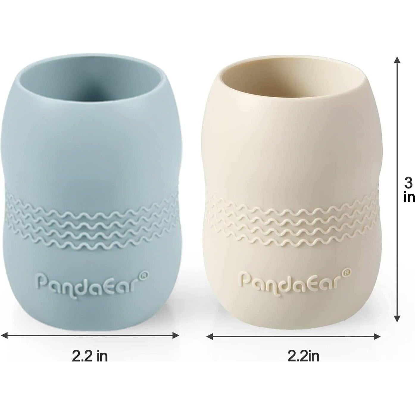 Conjunto de Alimentación Silicona PandaEar 10 Piezas Bebés