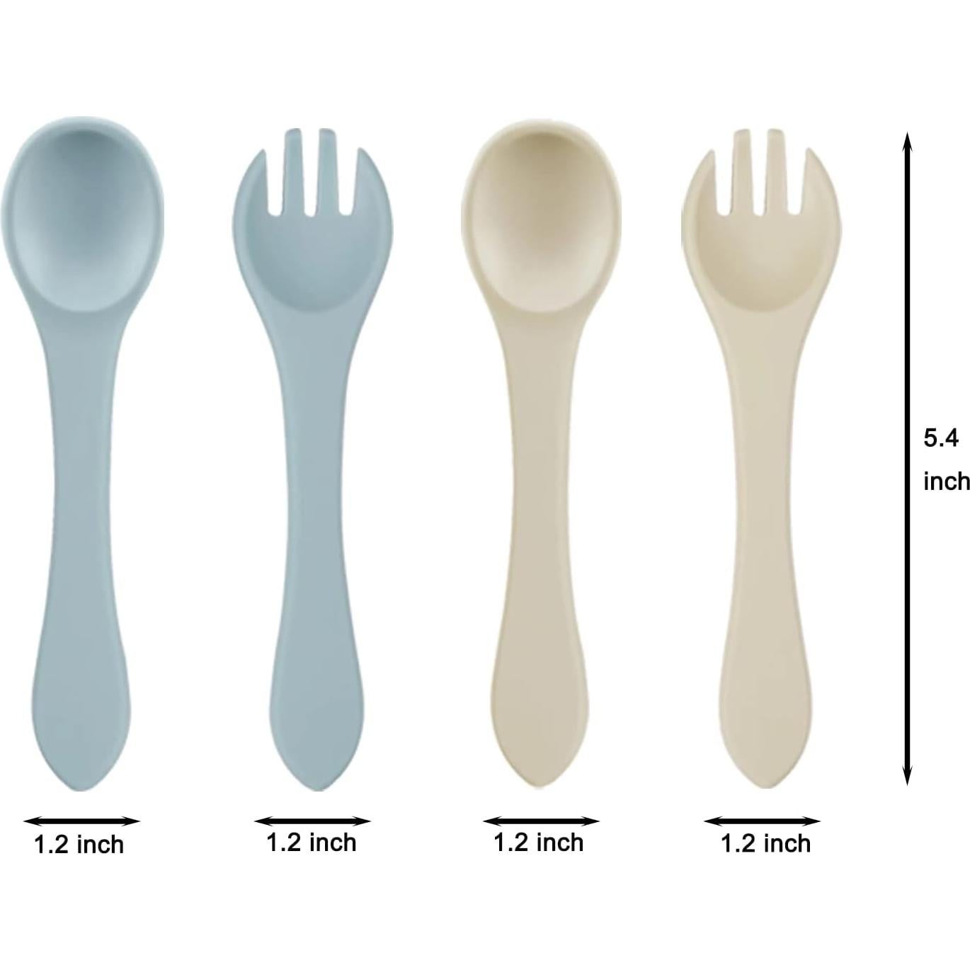 Conjunto de Alimentación Silicona PandaEar 10 Piezas Bebés