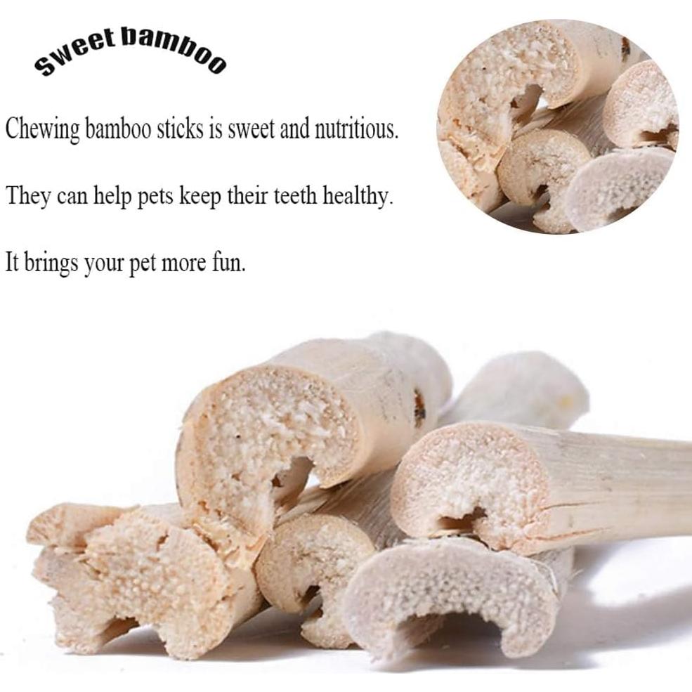 Snacks Masticables de Bambú Tfwadmx para Roedores 200 g