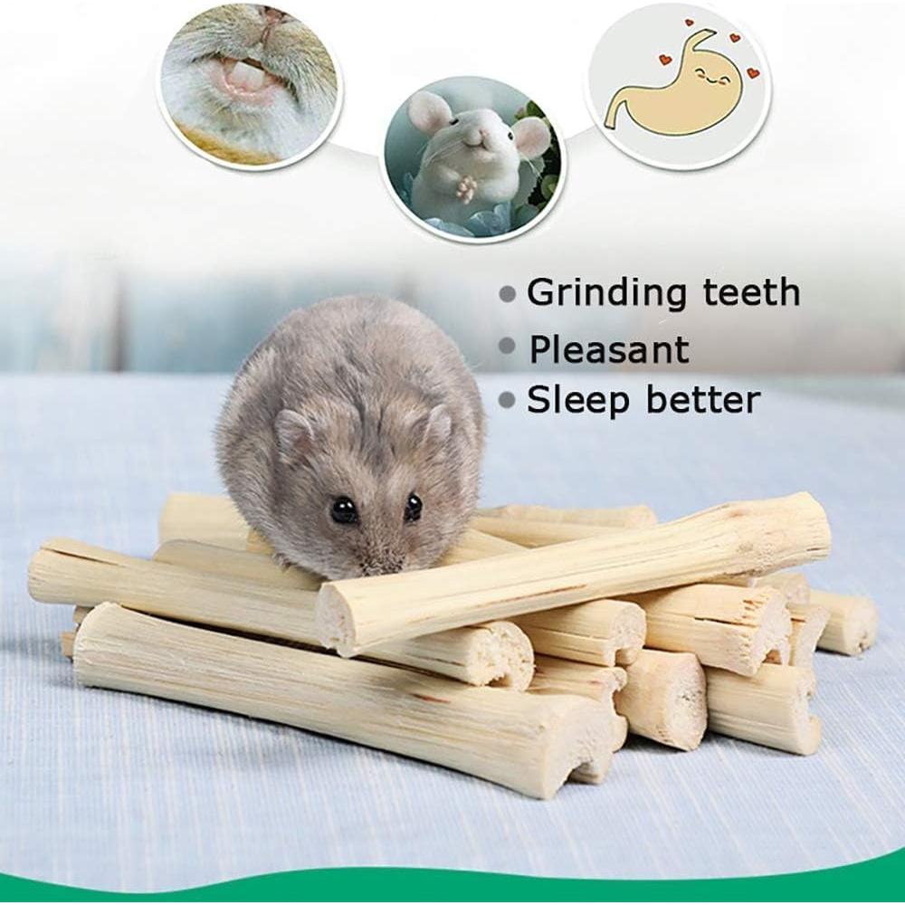 Snacks Masticables de Bambú Tfwadmx para Roedores 200 g