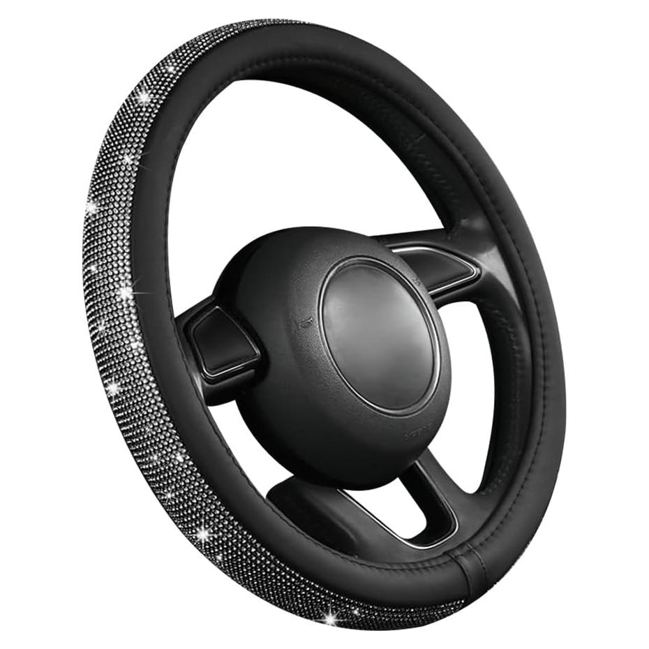 Cubierta de Volante Ziciner Universal con Cristales Brillantes